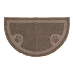 Arm & Hammer Half Circle Cat Litter Mat Pearl Tan 4ea/One Size
