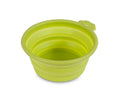 Petmate Silicone Round Travel Pet Bowl Go Go Green 1ea/SM