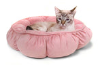 Aspen Puffy Round Pet Bed Assorted 1ea/18 in