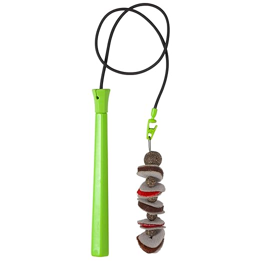 Jackson Galaxy Ground Prey Wand with Compressed Catnip Green 1ea/One Size