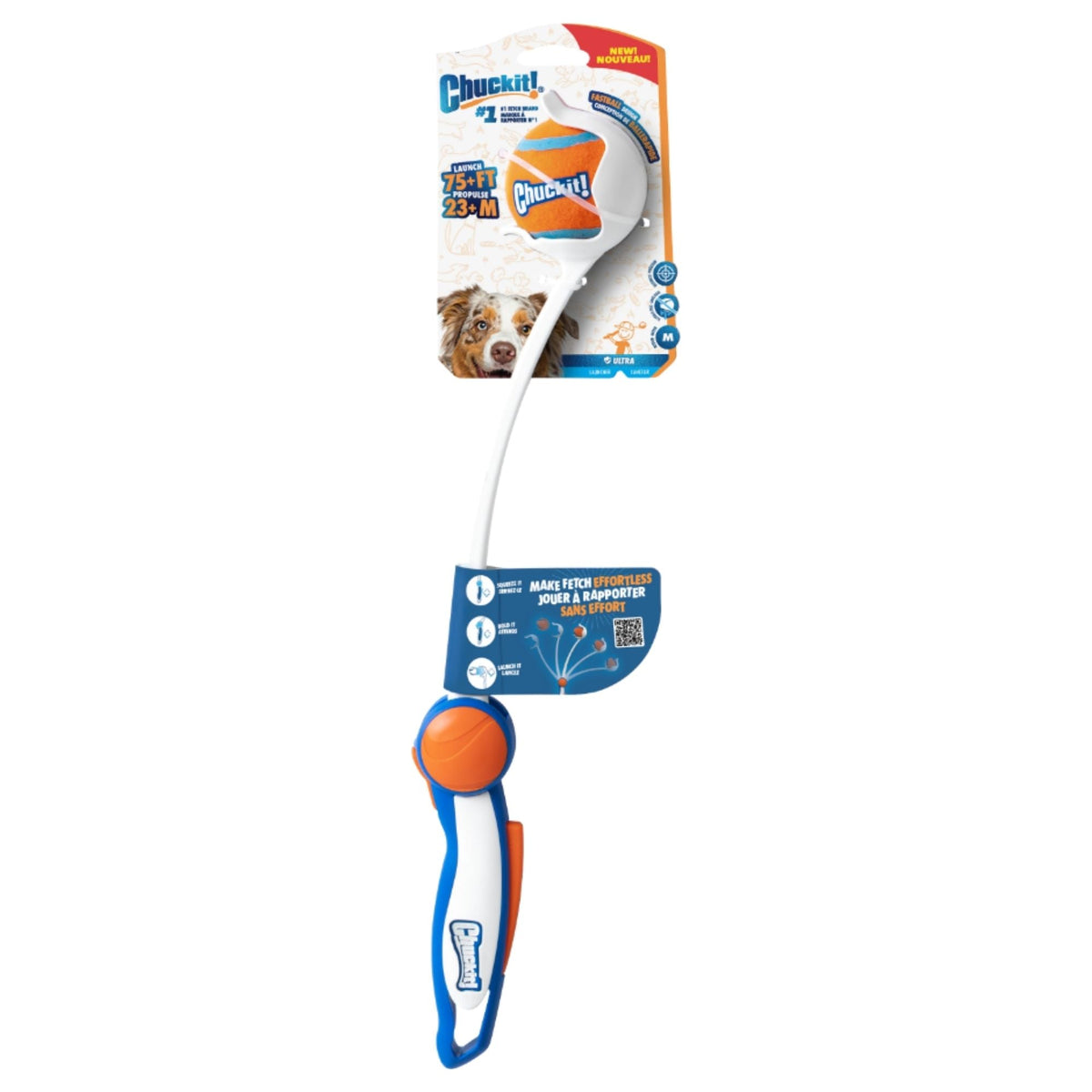 Chuckit Dog Ultra Launcher Medium With Tennis Ball