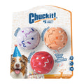 Chuckit Dog Birthday Ball Medium 3 Pack