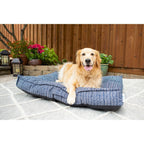 LA Z BOY Izzyin.door/Outdoor Dog Mattress Navy 1ea/36in X 30in.