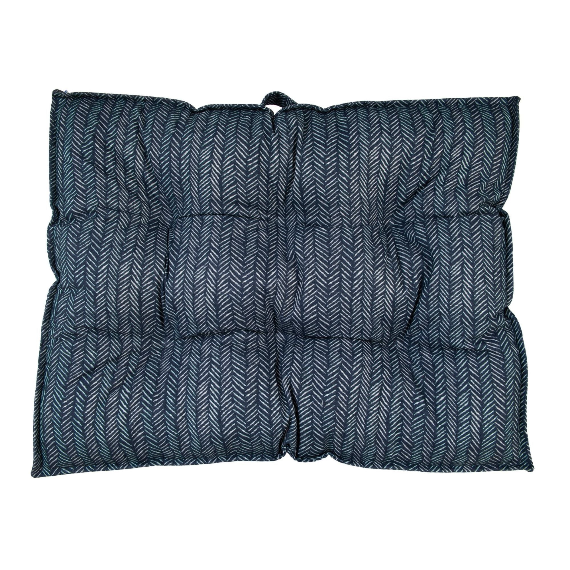 LA Z BOY Izzyin.door/Outdoor Dog Mattress Navy 1ea/36in X 30in.
