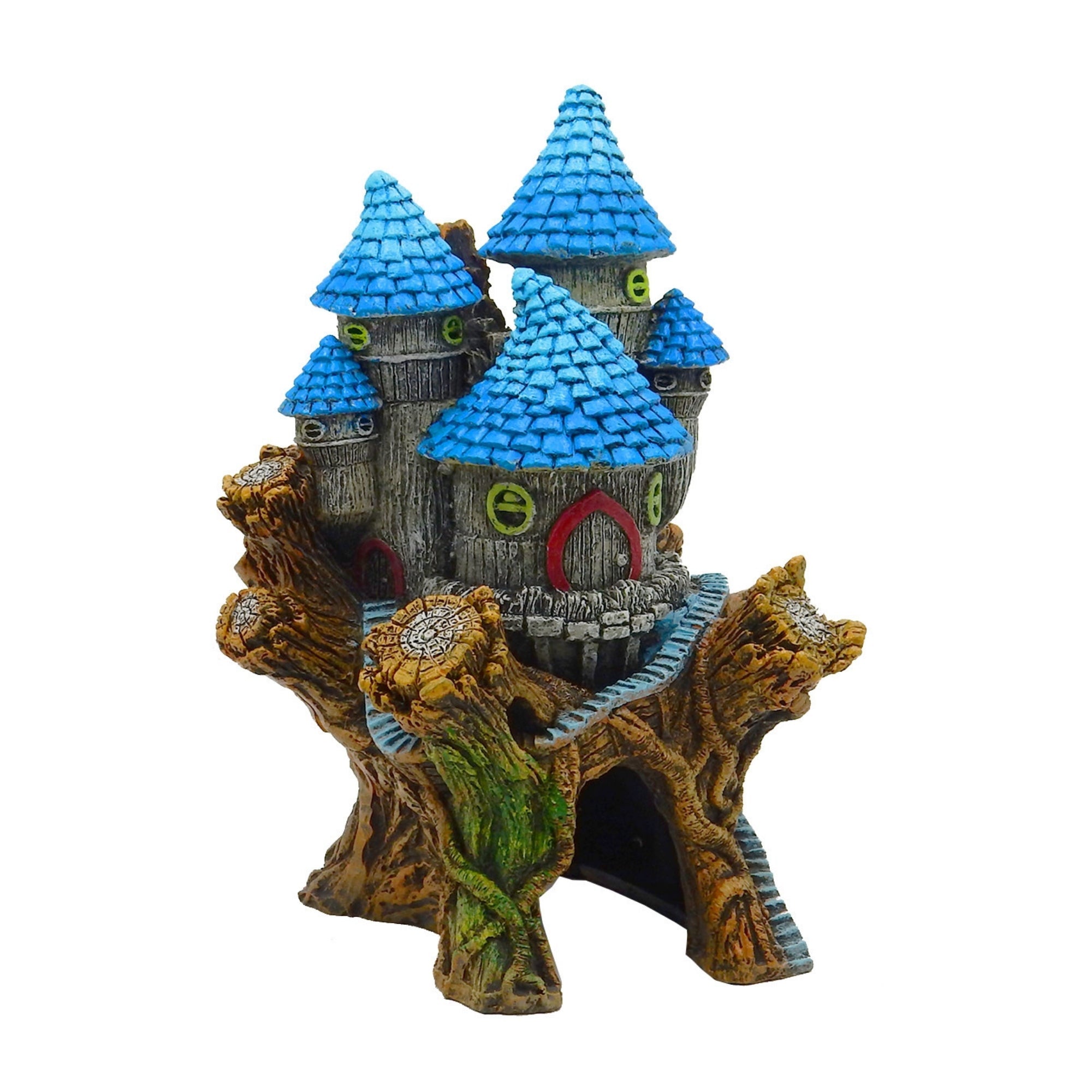 Blue Ribbon Pet Products Exotic Environments Fantasy Treehouse Hideaway Aquarium Ornament 1ea/SM