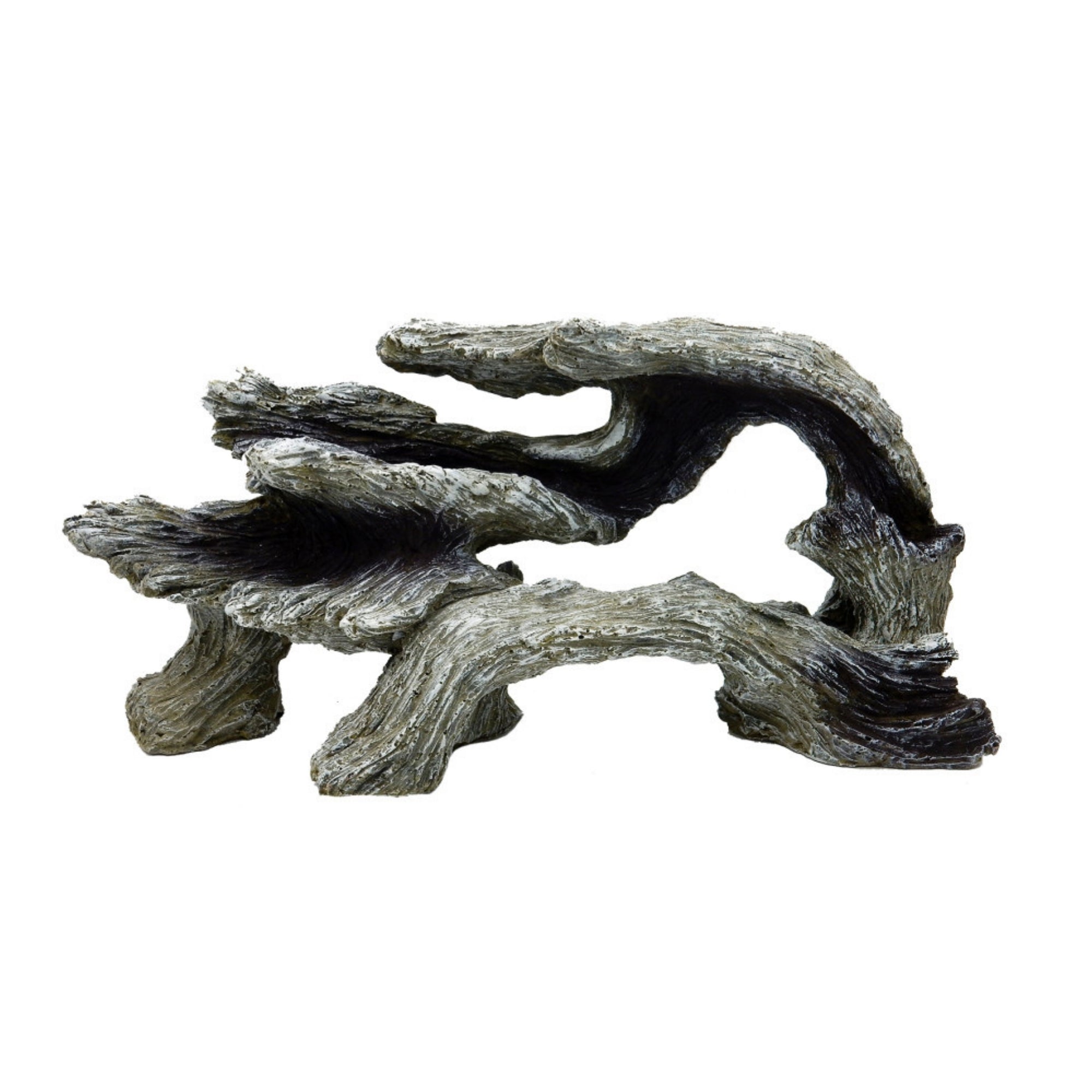 Blue Ribbon Pet Products Exotic Environments Driftwood Aquarium Ornament Grey, 1ea/18in.