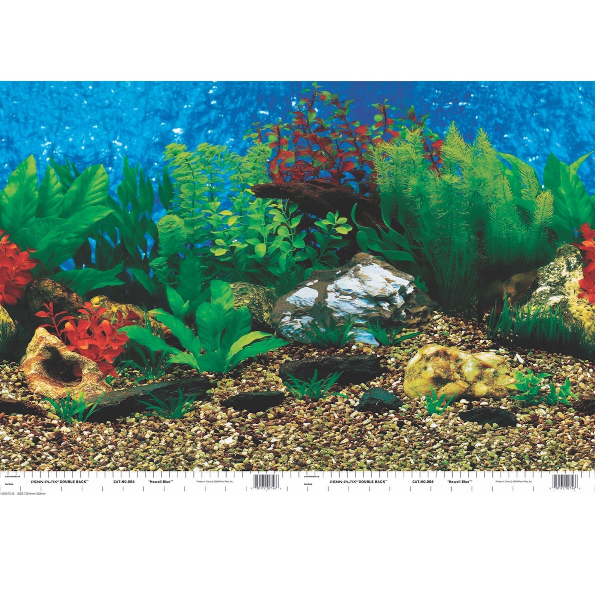 Penn-Plax Roll-A-Scene Double Sided Background Multi-Color 1ea/31.75 In X 50 ft