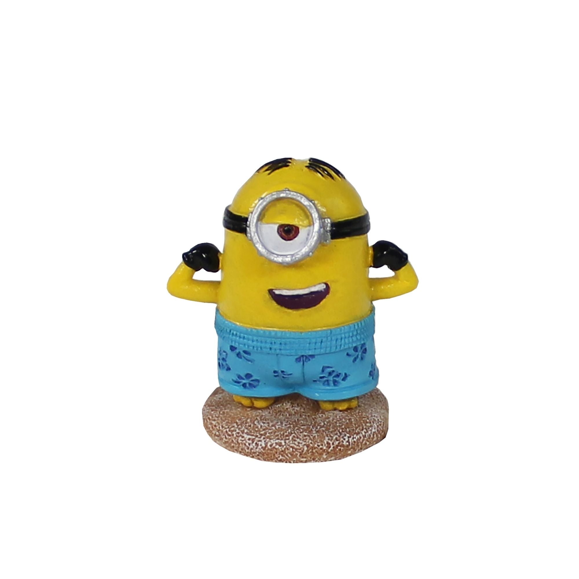 Penn-Plax Minions Beach Buddies Aquarium Ornament Kevin 1ea/Mini
