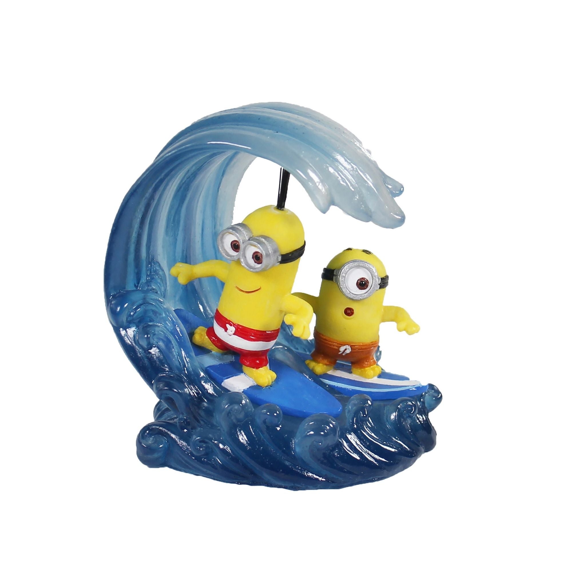 Penn-Plax Surfing Minions Aquarium Ornament Kevin & Stuart 1ea/SM