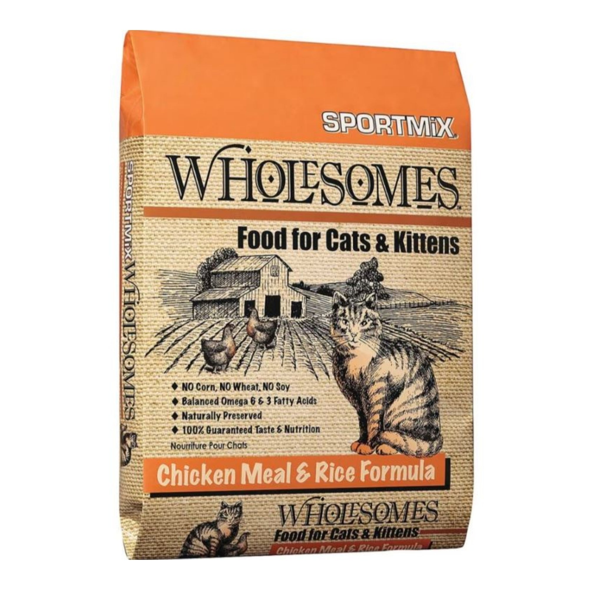 Wholesomes Dry Cat Food Chicken Meal & Rice 15lb
