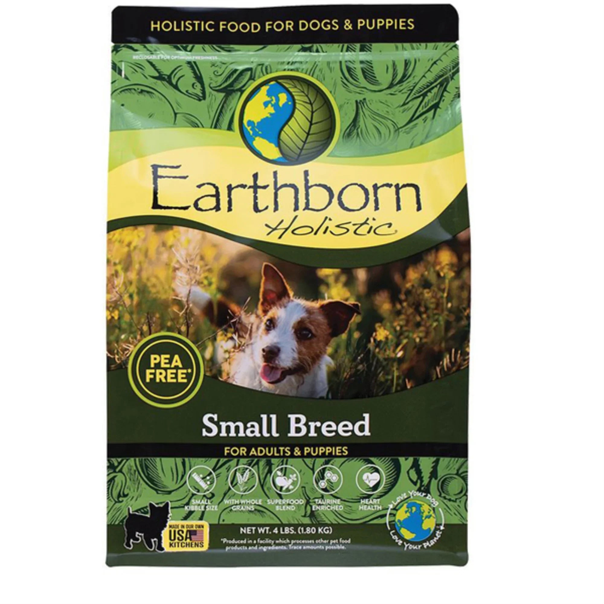 Earthborn Holistic Small Breed Dry Dog Food Turkey 1ea/4 lb