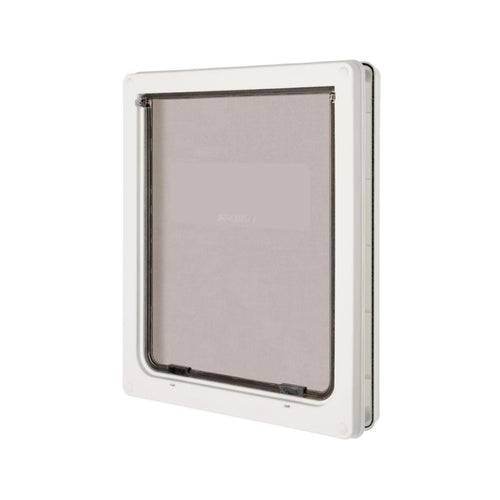 Ani Mate Dog Mate Dog Door White/Clear 1ea/LG