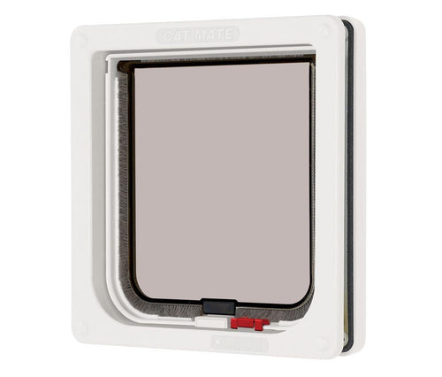 Ani Mate Lockable Cat Flap White 1Ea
