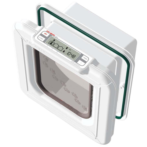 Ani Mate Elite Super Selective Chip and Disc Cat Flap White 1ea