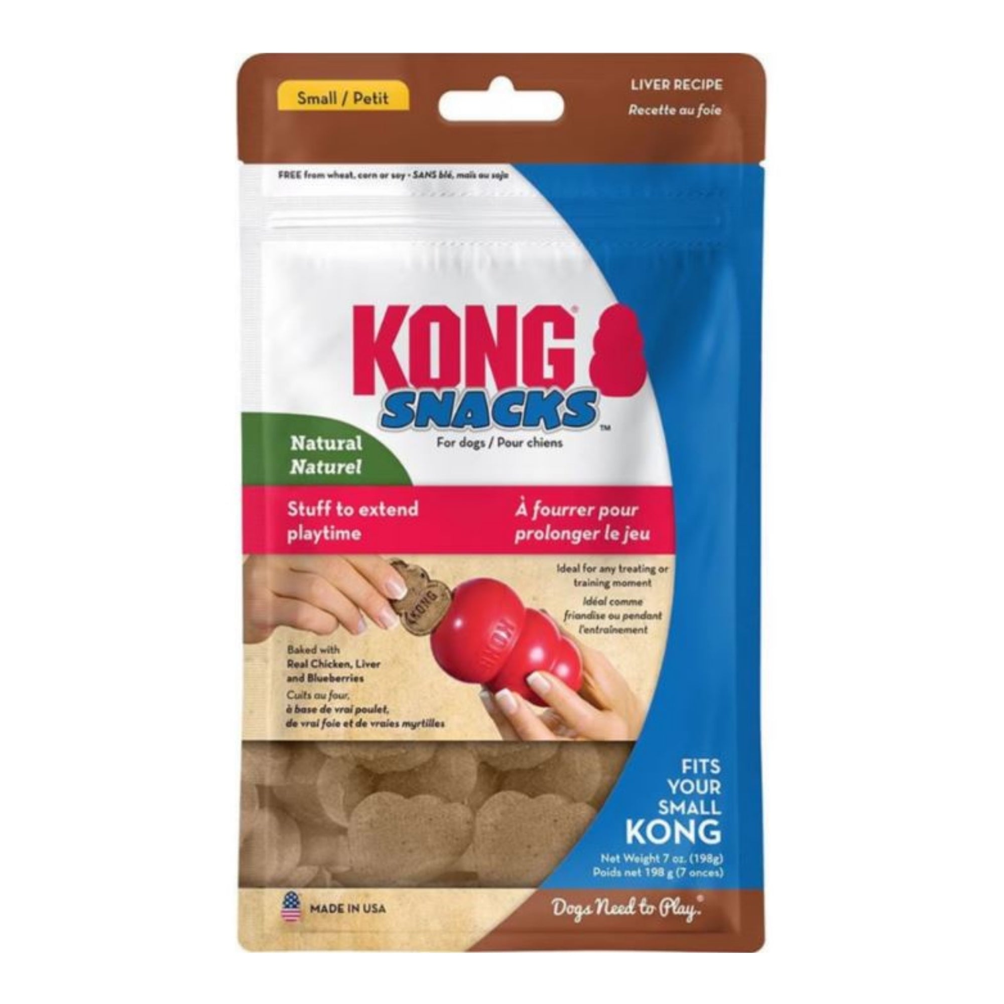 KONG Stuff'N Snacks Dog Treats Liver 1ea/SM, 8 oz