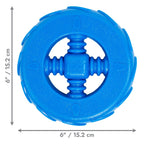 KONG Squeakz Wheel Dog Toy Blue 1ea/MD