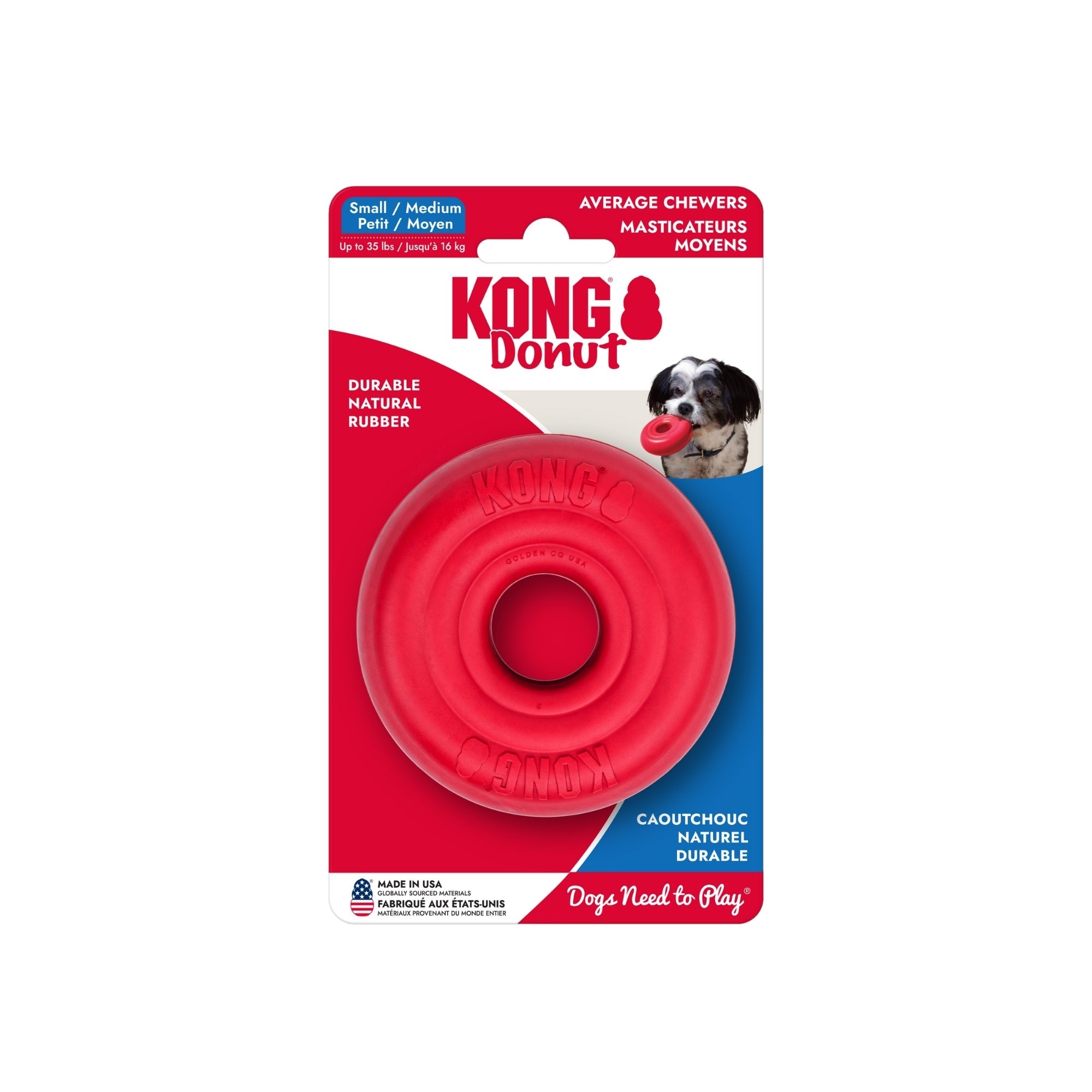 Kong Donut Red Small/Medium