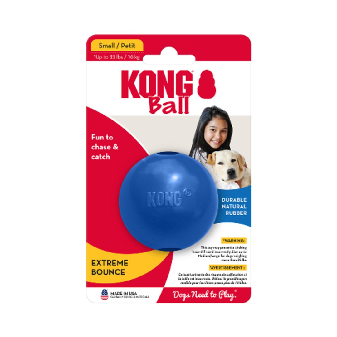 KONG KONG Old Glory Ball with Hole Dog Toy 1ea/SM