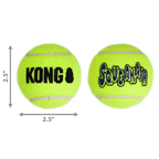 KONG Air Dog Squeaker Dog Toy Balls 1ea/6 pk, MD