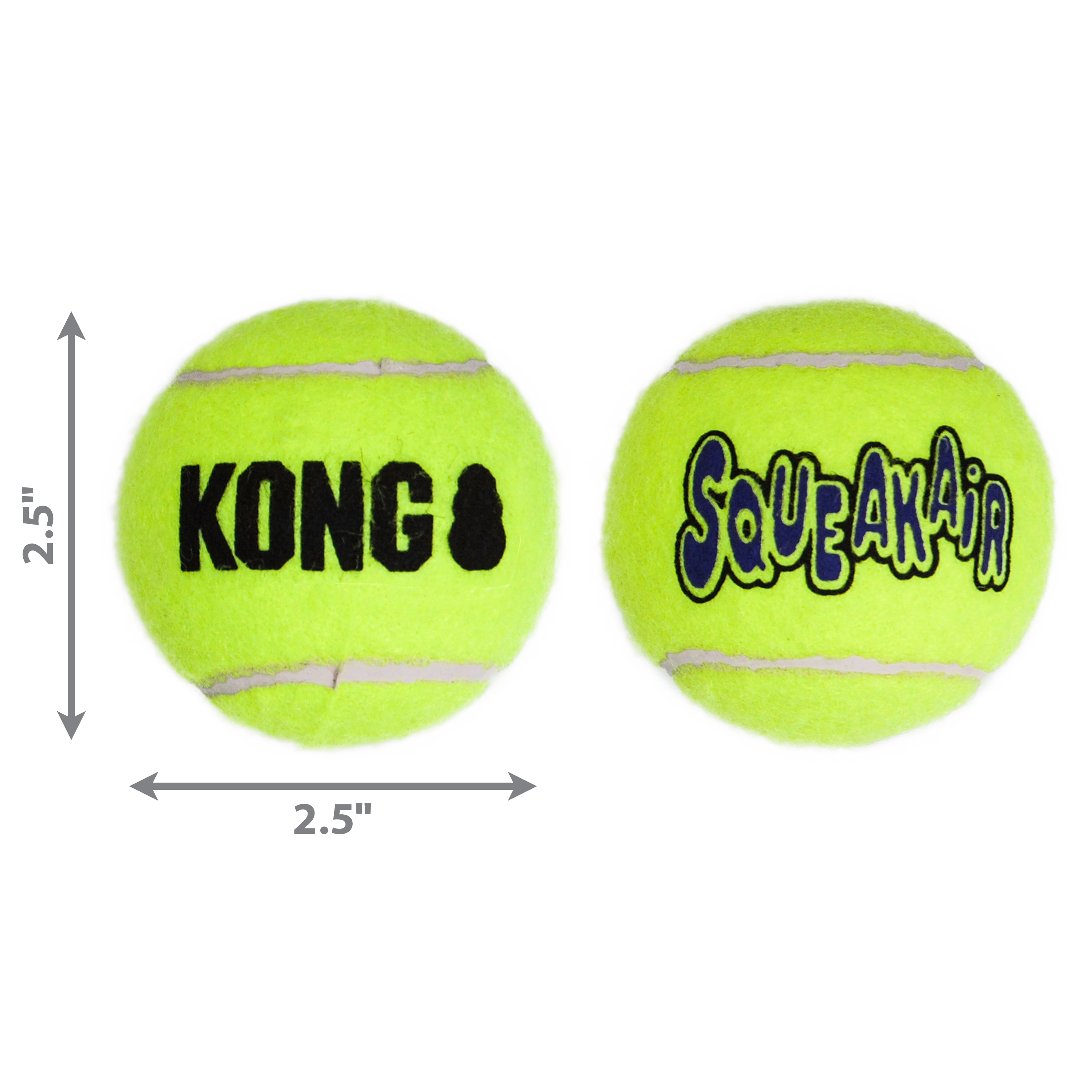 KONG Air Dog Squeaker Dog Toy Balls 1ea/6 pk, MD