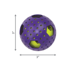 KONG Bat-A-Bout Flicker Disco Ball Catnip Toy Purple 1ea/One Size