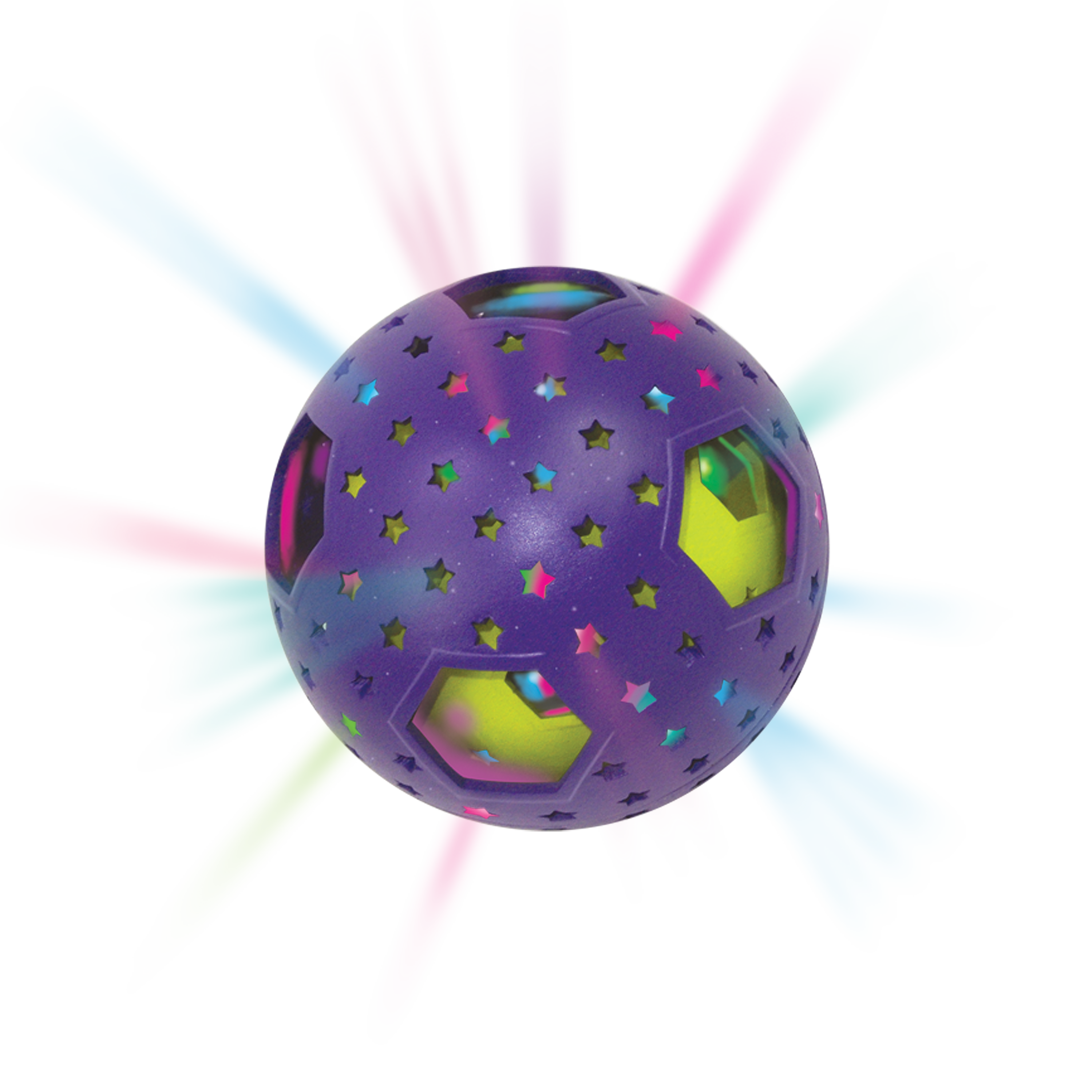 KONG Bat-A-Bout Flicker Disco Ball Catnip Toy Purple 1ea/One Size