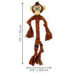 KONG Scrubz Safari Monkey Dog Toy 1ea/MD