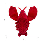 KONG Cuteseas Rufflez Dog Toy Lobster SM/MD