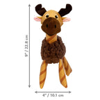 KONG Shakers Floofs Plush Dog Toy Moose, 1ea/XS/SM