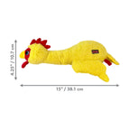 Kong Scruffs Dog Toy Chicken, 1ea/Medium/Large