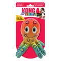 KONG Shieldz Tropics Dog Toy Octopus Orange/Yellow/Blue 1ea/MD