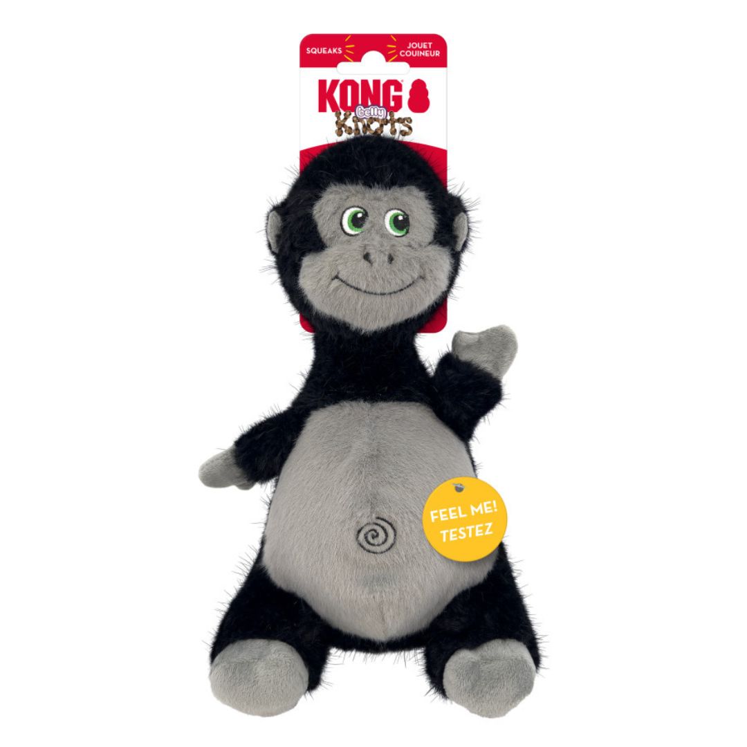 KONG Knots Belly Dog Toy Gorilla, 1ea/MD/LG