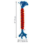 KONG Rope Rally Stick Red/Orange/Blue MD