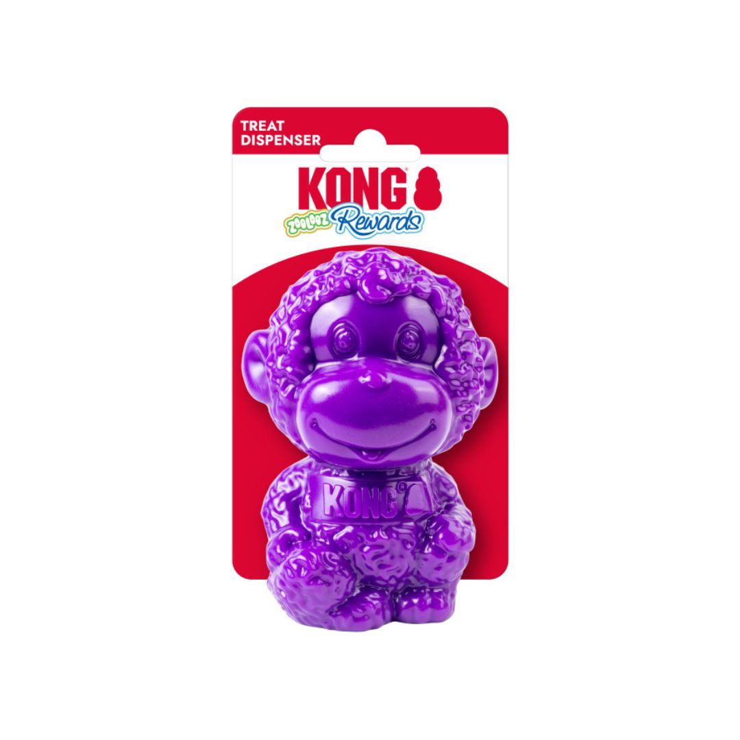 KONG KONG Rewards Zoolooz Monkey Dog Toy 1ea/MD