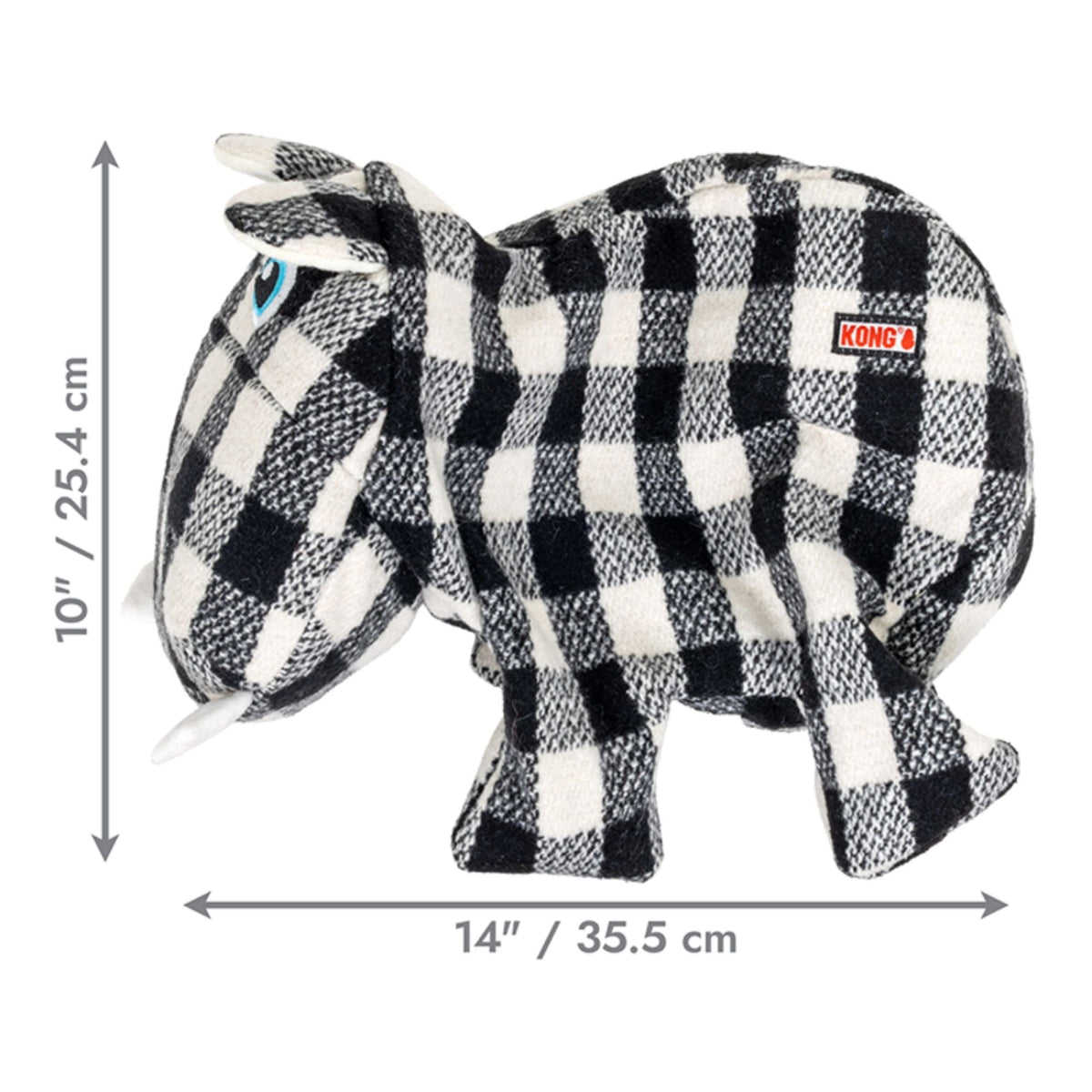 Kong Dog Low Stuff Flanimalz Hippo Extra Large