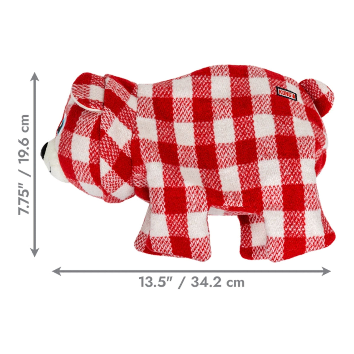 Kong Dog Low Stuff Flanimalz Bear Extra Large
