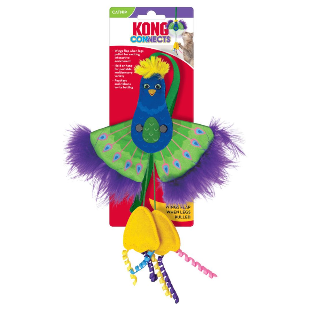 KONG Connects Peacock Cat Toy 1ea