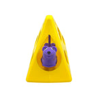 KONG Rewards Rocker Cheese Treat Dispenser Cat Toy 1ea/One Size
