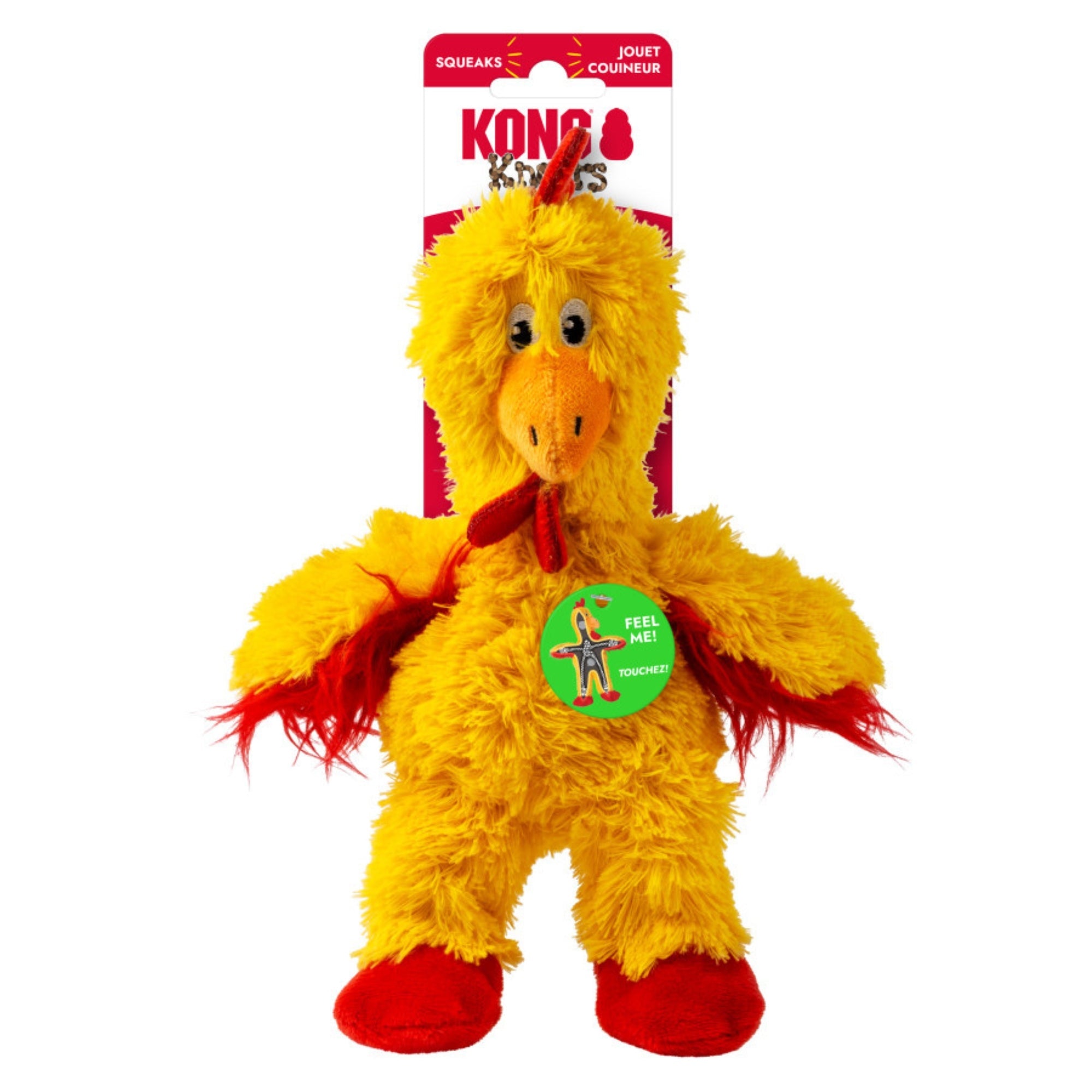 KONG Knots Chicken Dog Toy 1ea/MD/LG