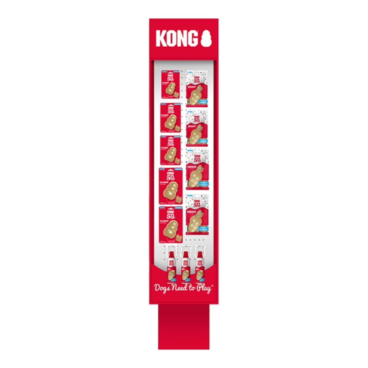 Kong Dog 50Th Anniversary 34 Piece Display