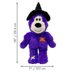 KONG Halloween Wild Knots Witch Bear Dog Toy Purple 1ea/MD, LG