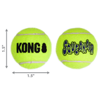 KONG Air Dog Squeaker Tennis Ball Dog Toy 1ea/3 pk, XS