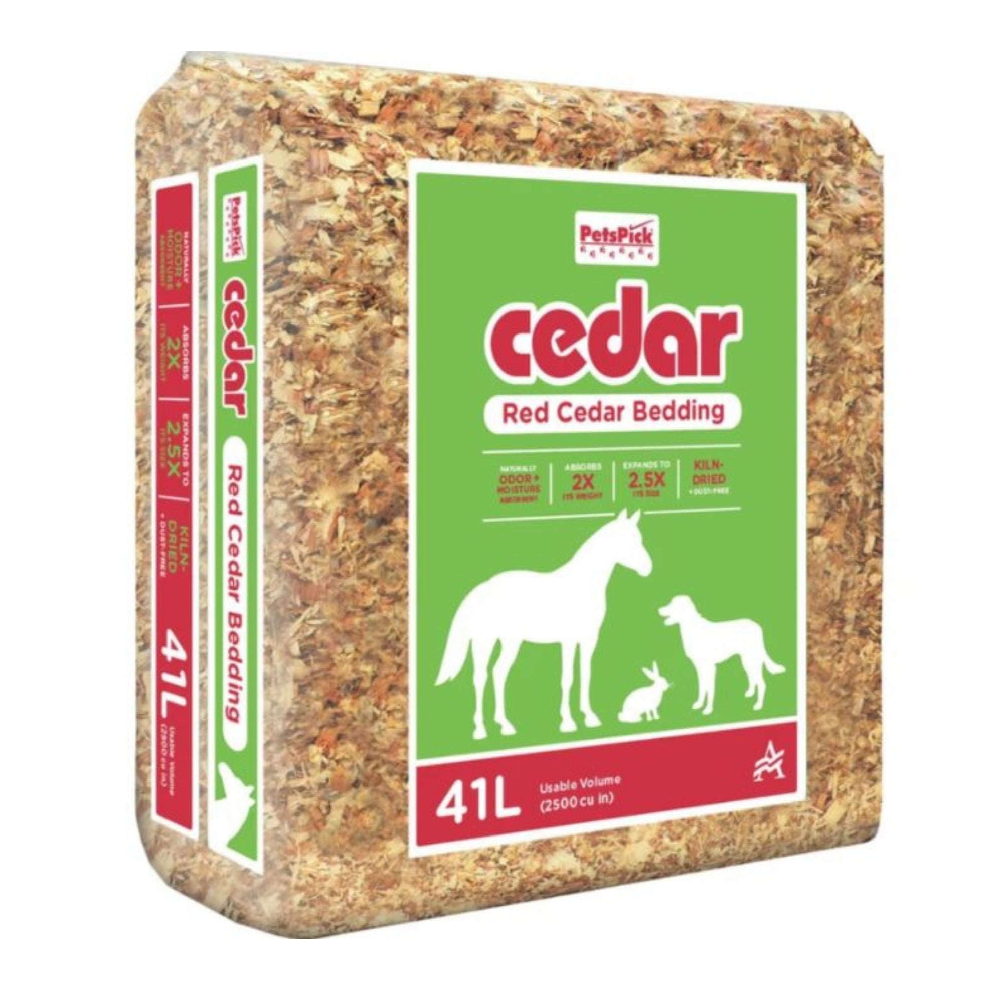 Pets Pick Kiln Dried Red Cedar Bedding Red Cedar 41 L