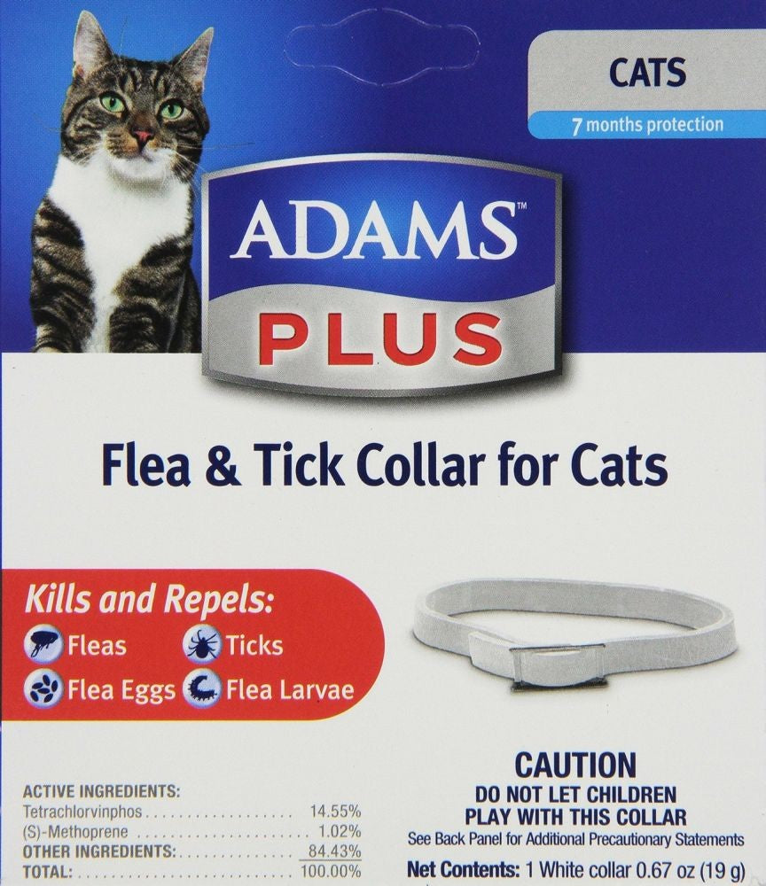 Adams Plus Flea  Tick Collar for Cats 1ea/1 pk