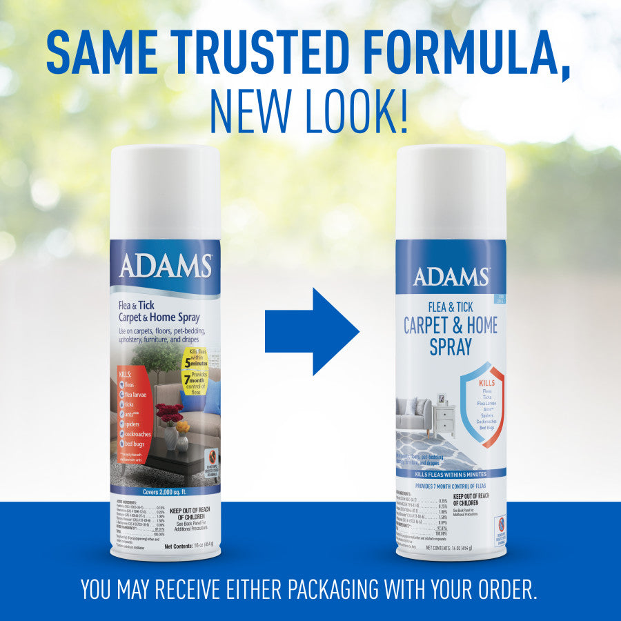 Adams Flea  Tick Carpet  Home Spray 1ea/16 oz