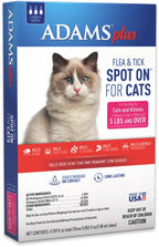 Adams Plus Flea  Tick Spot On for Cats 1ea/Over 5 lb