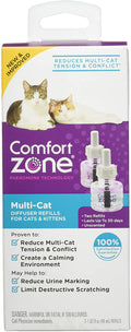 Comfort Zone Multicat Calming Diffuser Refill, 48 Ml-2 Pack, 60 Day Use 2 Pk