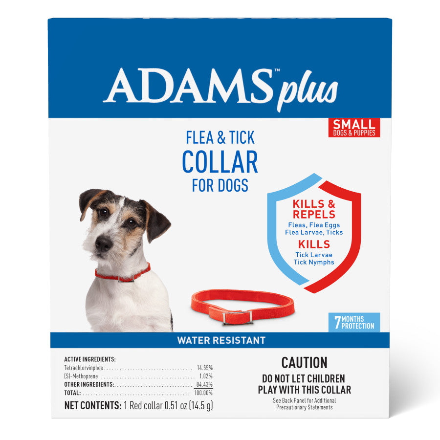 Adams Plus Flea  Tick Collar for Dogs, Small 1ea/SMall
