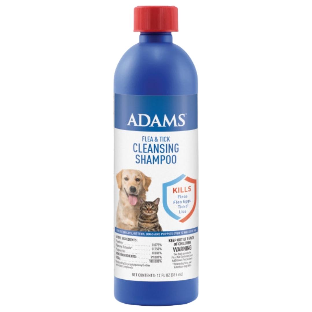 Adams Flea  Tick Cleansing Shampoo Clear, 1ea/12 oz