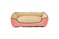 DMC Box Faux Linen Dog Bed Multicolor 1ea/27 By 36 in